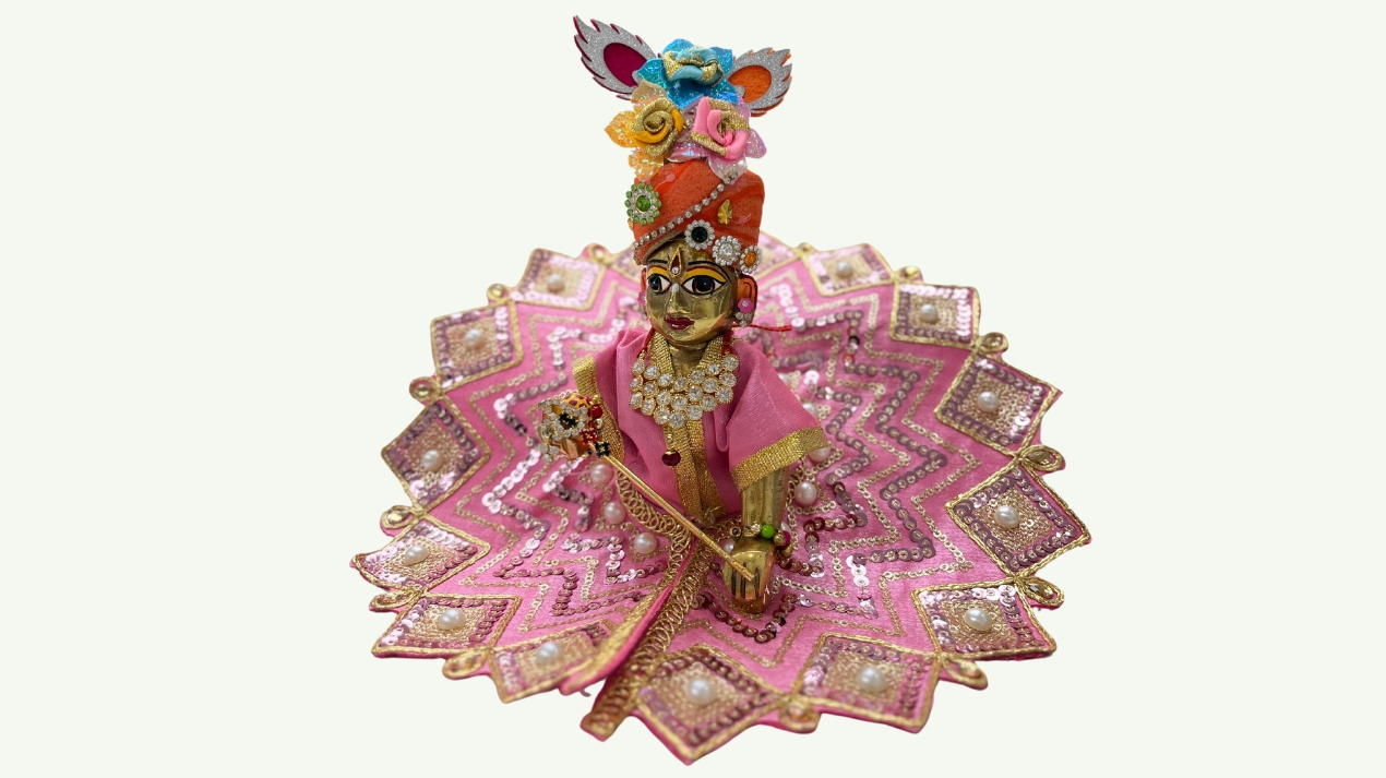 Laddu Gopal in Radha Krishna Inspired Attire