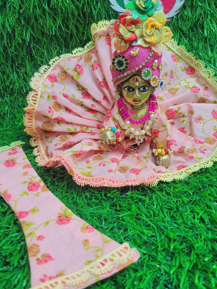 The Holy Mart Multicolor Laddu Gopal Dresses Combo with Beautiful lace Work Size  5, Gopal ji poshak at Rs 230/set | Laddu Gopal Dress in New Delhi | ID:  25300012148