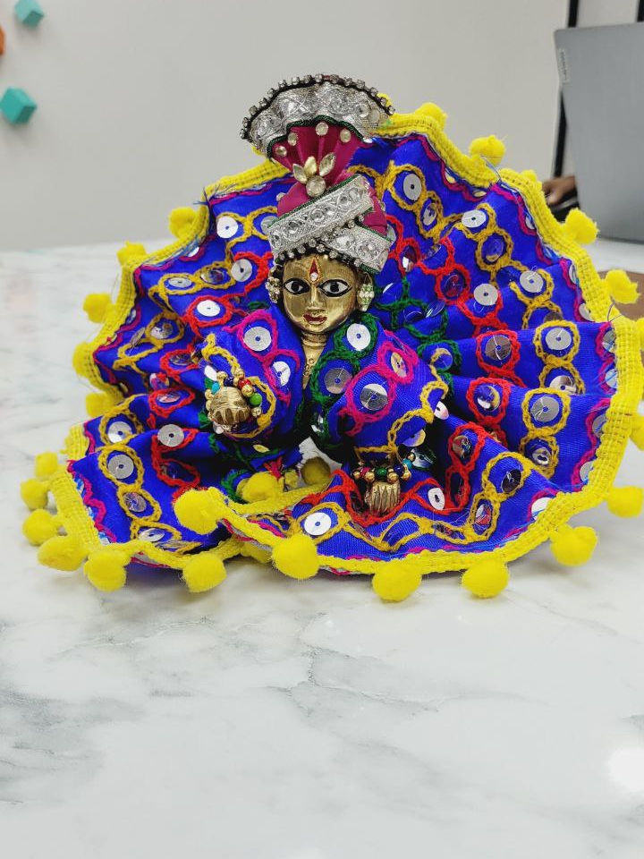 Bravonix Laddu Gopal Dress, for size idol 3 Number, with Patka and Pagdi,  Festival Special Dress Price in India - Buy Bravonix Laddu Gopal Dress, for  size idol 3 Number, with Patka