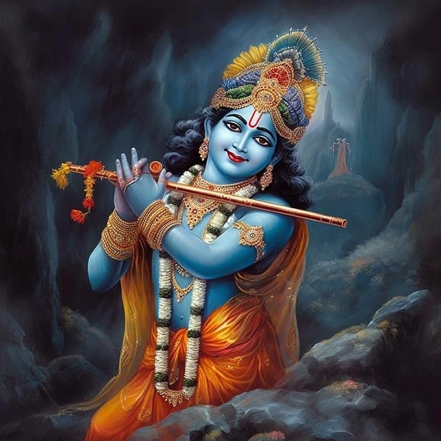 Shree Krishna with Morpankh