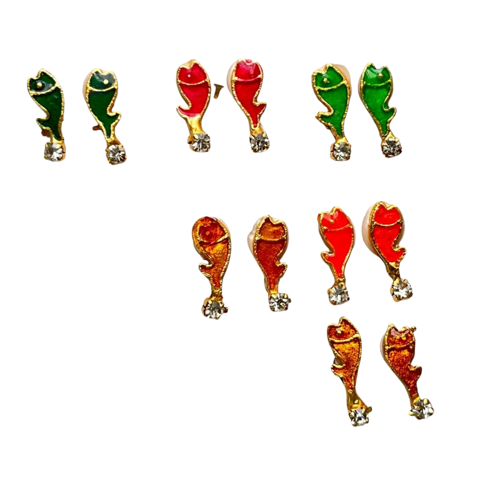 Laddu gopal earrings