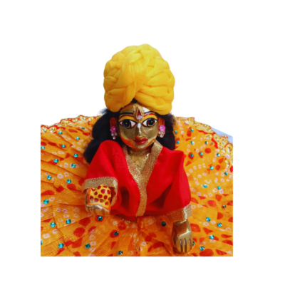 Kanha JI Pagdi, Yellow Color Mukut