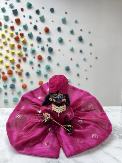 Laddu Gopal Pink Dress